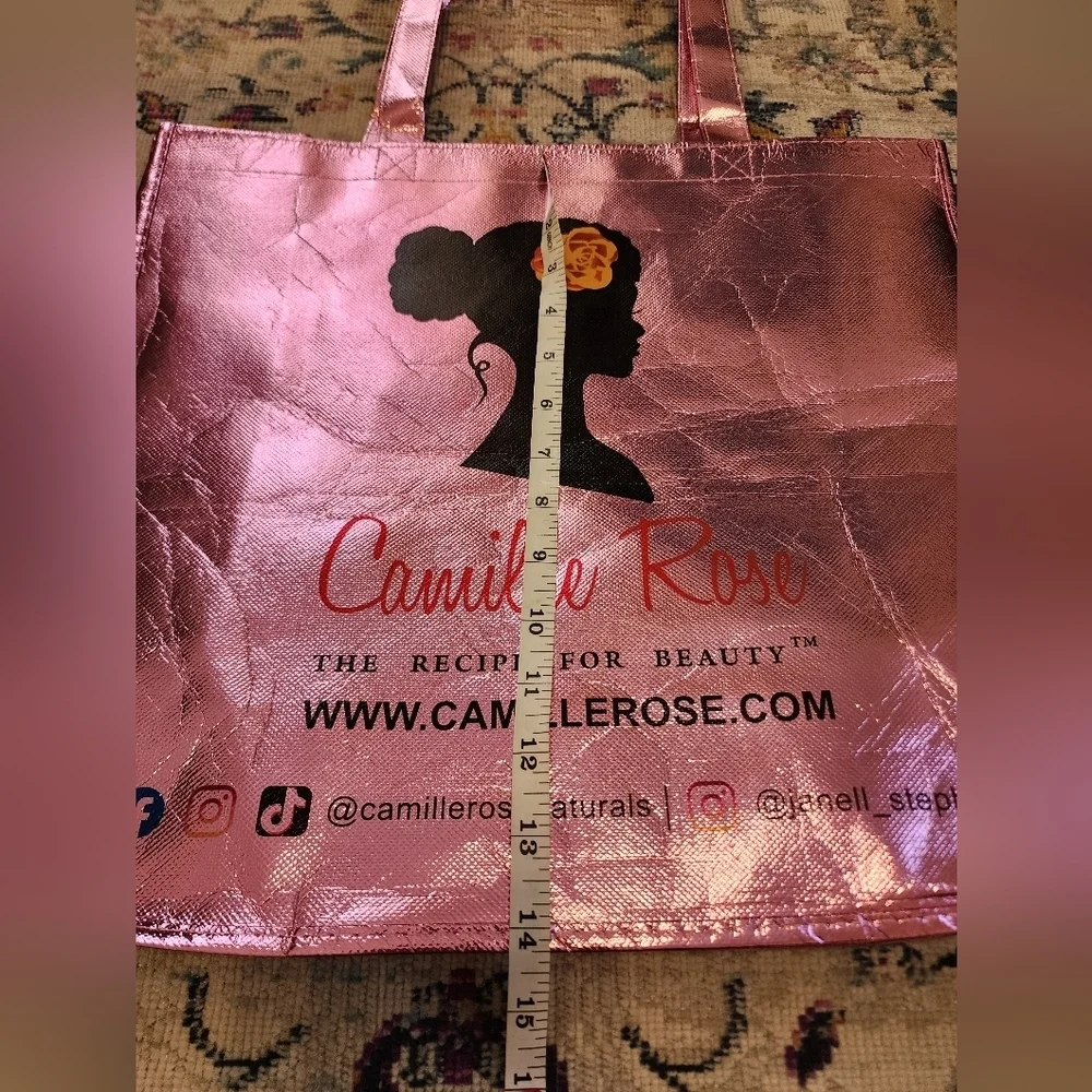 Shiny Pink Tote Bag